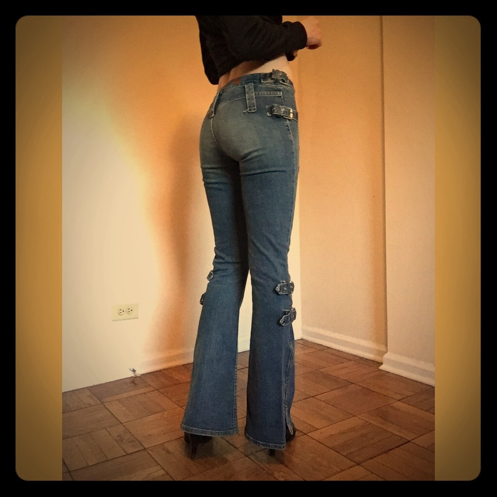 Vintage Allen B Jeans with Buckles